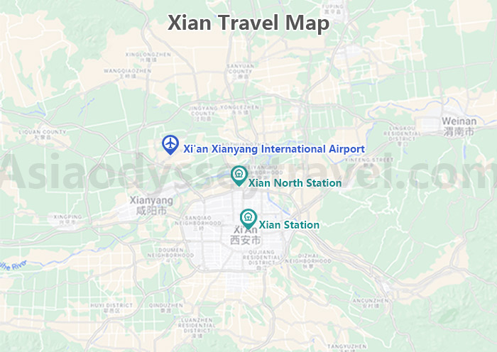 Xi’an Travel Map
