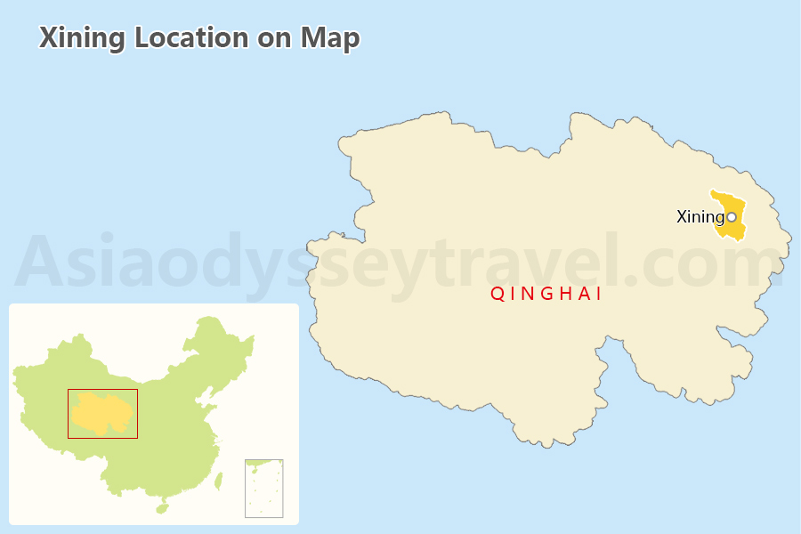 Xining Map