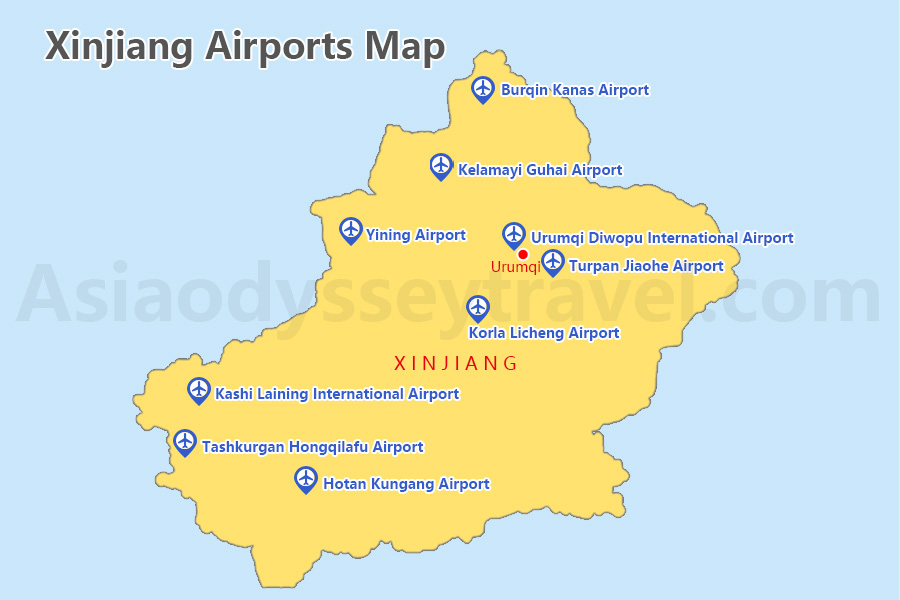 Xinjiang Airports to Choose