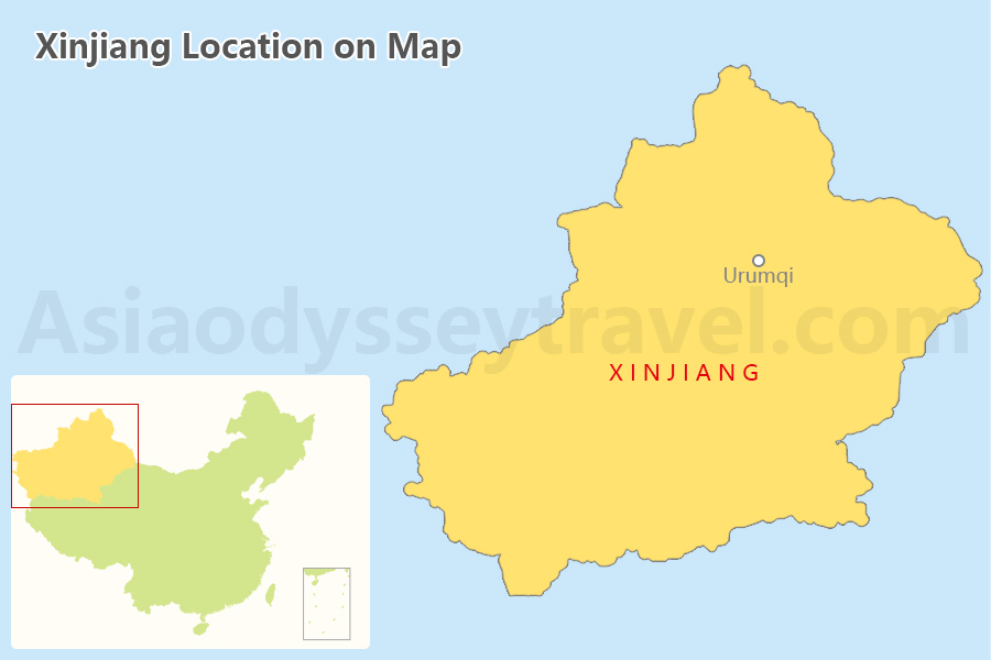 Xinjiang Map