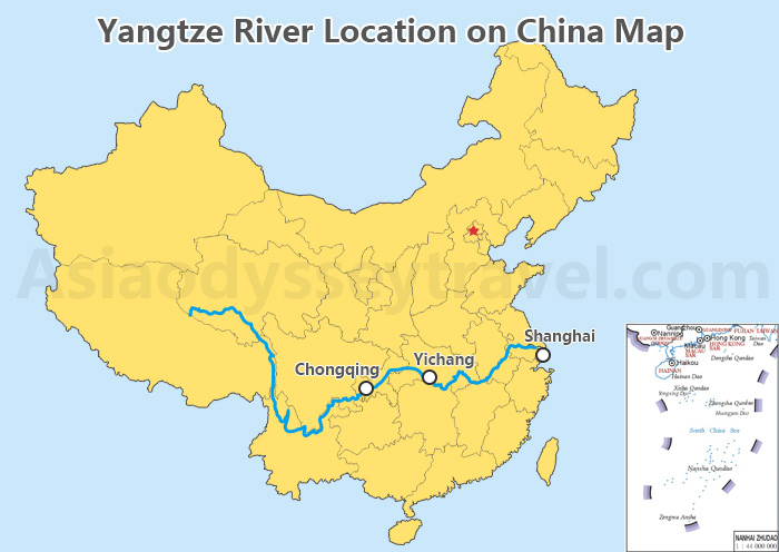 Yangtze River Map
