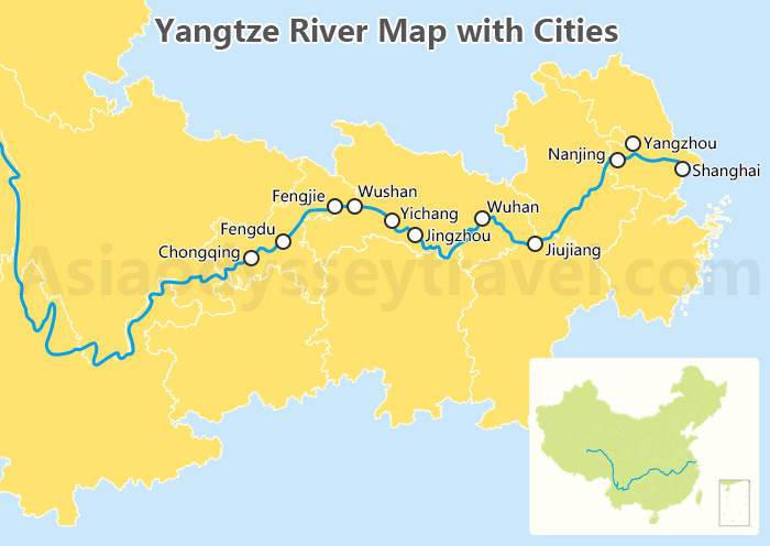 Yangtze River Map