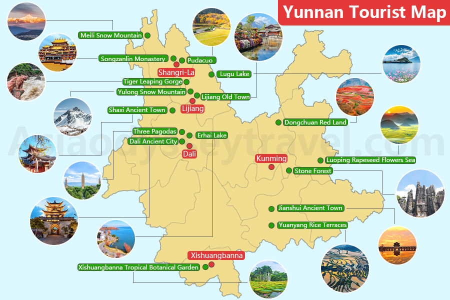 yunnan maps