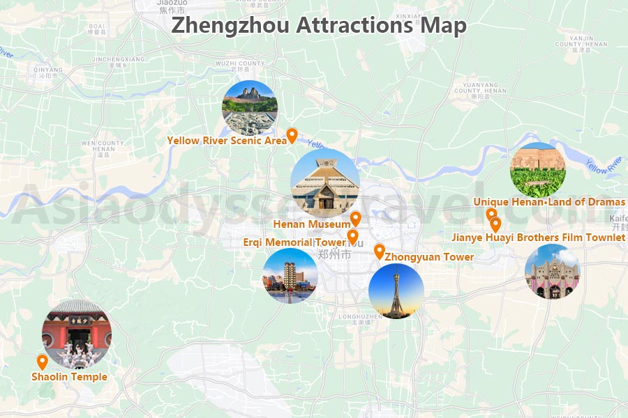 Zhengzhou Map