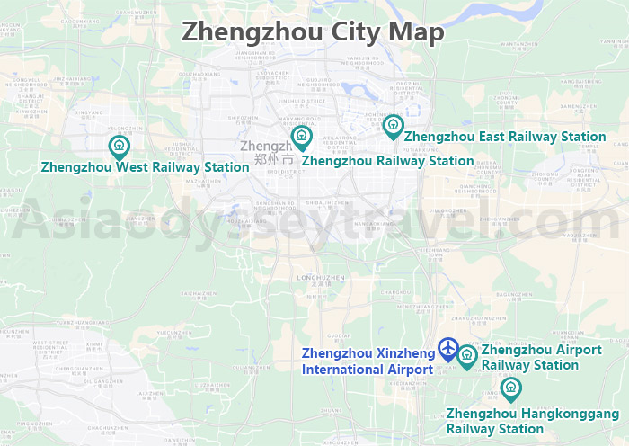 Zhengzhou Map