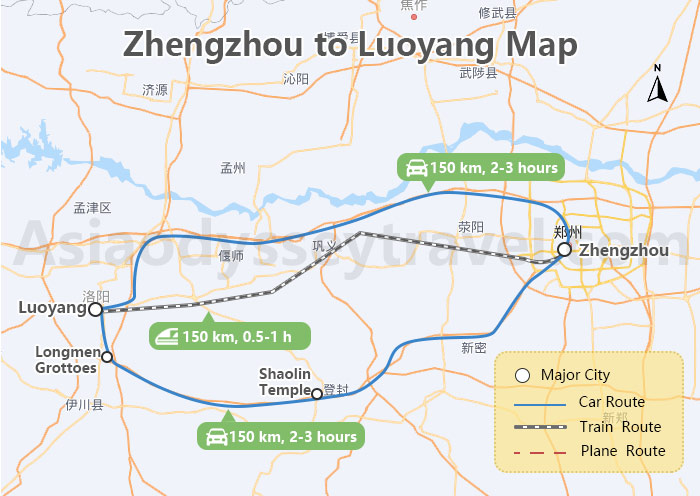 Zhengzhou Map