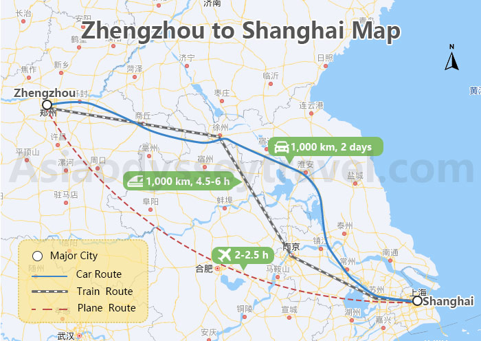 Zhengzhou Map