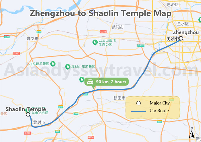 Zhengzhou Map