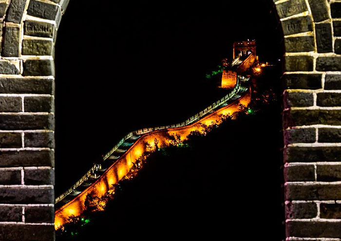 Badaling Great Wall Night View