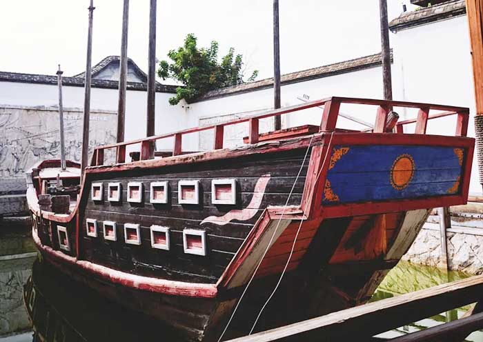 Fuzhou Junk inside Fuzhou Maritime Silk Road Exhibition Hall