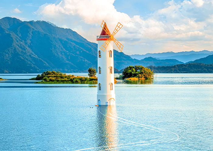 Qiandao Lake Landmark Lighthouse