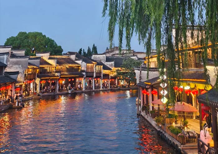 Night View in Nanxun Water Town