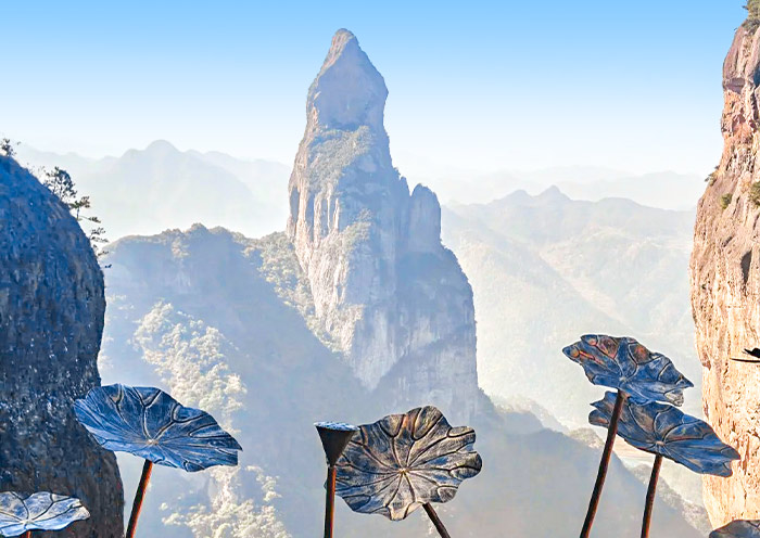 Shenxianju Scenic Area in Taizhou, Zhejiang