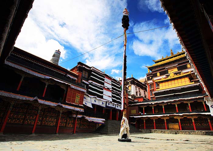 Tashilhunpo Monastery in Shigatse Tibet