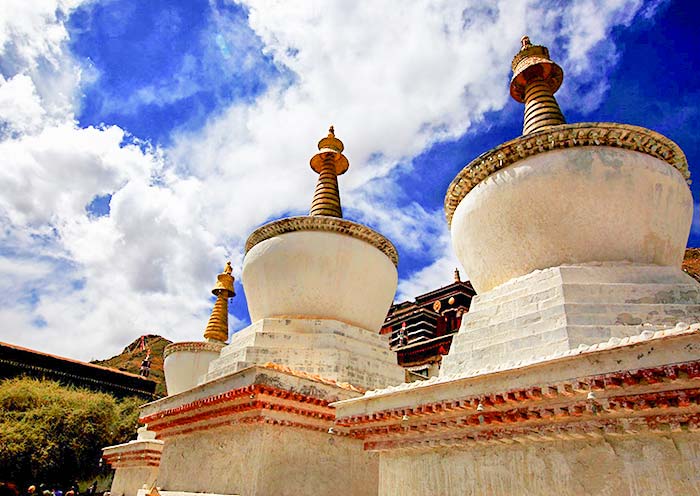 Tashilhunpo Monastery in Shigatse, Tibet