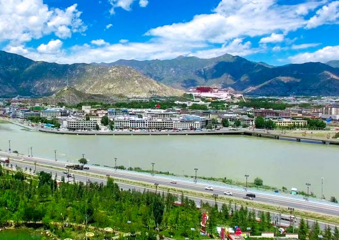 Lhasa River, Tibet Bike Tour 