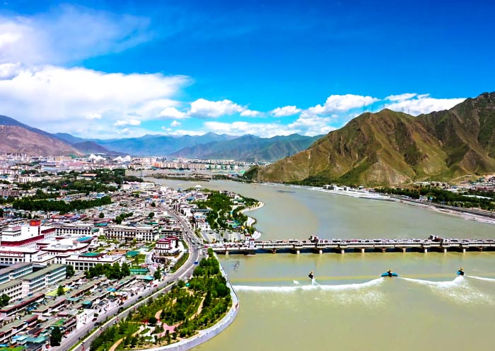 Lhasa River, Tibet Bike Tour