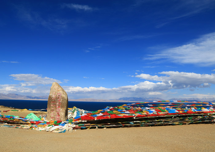 Lake Manasarovar in Tibet