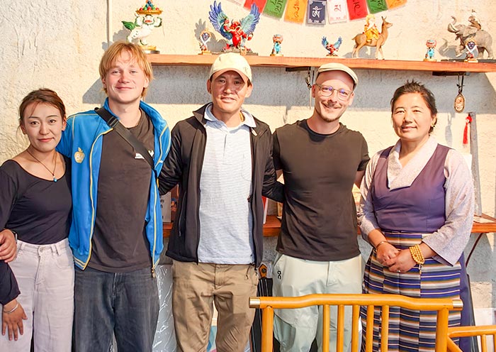 Photo with Local Tibetan People