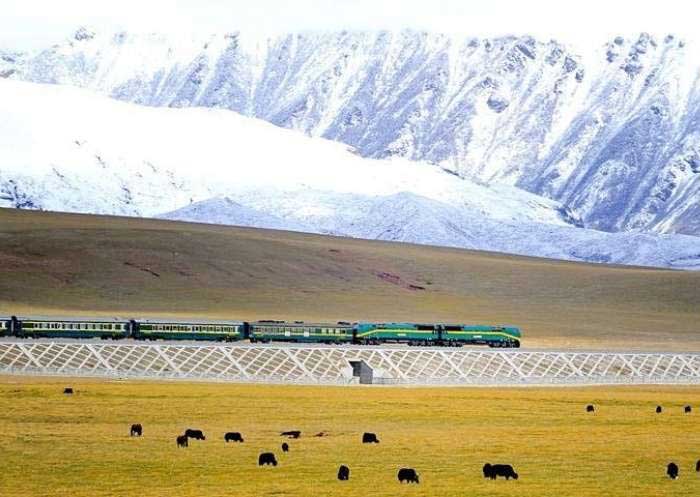 Views along Qinghai-Tibet Railway