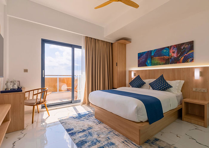 ARRIVAL BEACH & SPA - Deluxe Seaview with Mini Balcony

