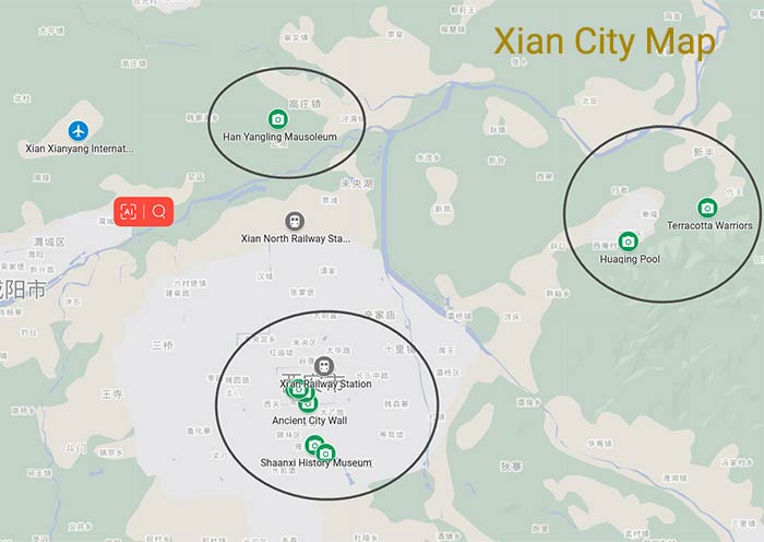 Xian City Map