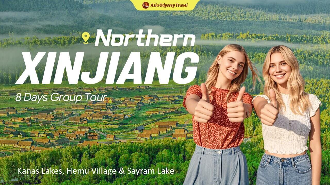 8 Days Northern Xinjiang Group Tour: Kanas Lakes, Hemu Village & Sayram Lake 8 Days Northern Xinjiang Group Tour: Kanas Lakes, Hemu Village & Sayram Lake